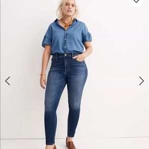 Madewell Curvy Skinny High Rise Jean